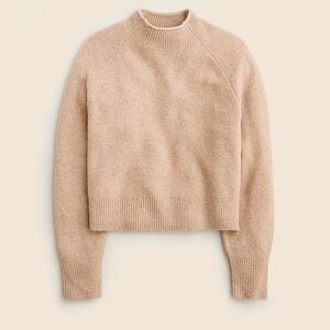 JCrew Tan Rolledneck  Sweater